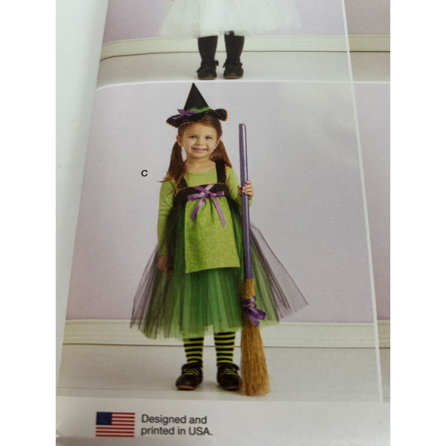 Simplicity Sewing Pattern S9625 Toddler Halloween Costumes Tulle Ghost Pumpkin