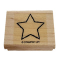 Stampin Up Rubber Stamp 5 Point Star Night Sky Celestial Holiday Patriotic Craft