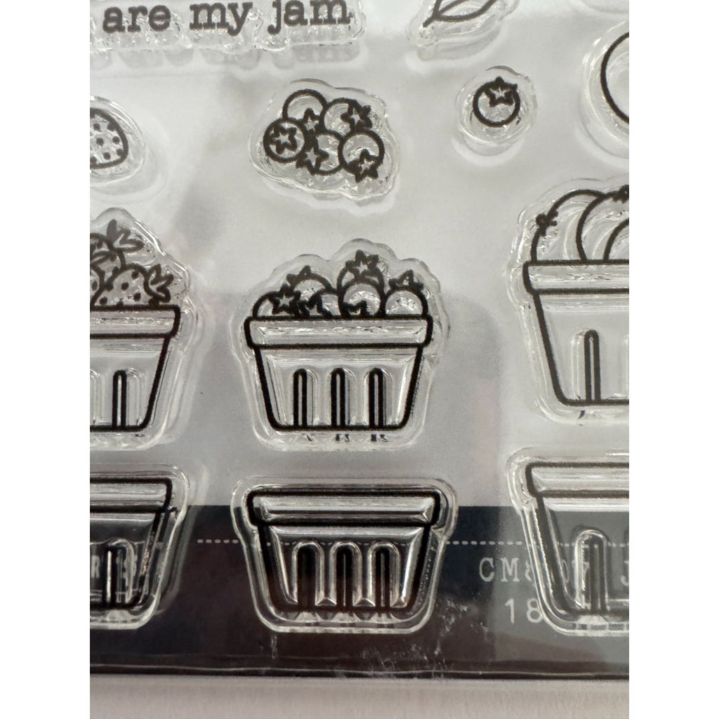 Hero Arts Clear Stamps Jam Packed Fruit Jar Canning Food Homesteading Gift Tag