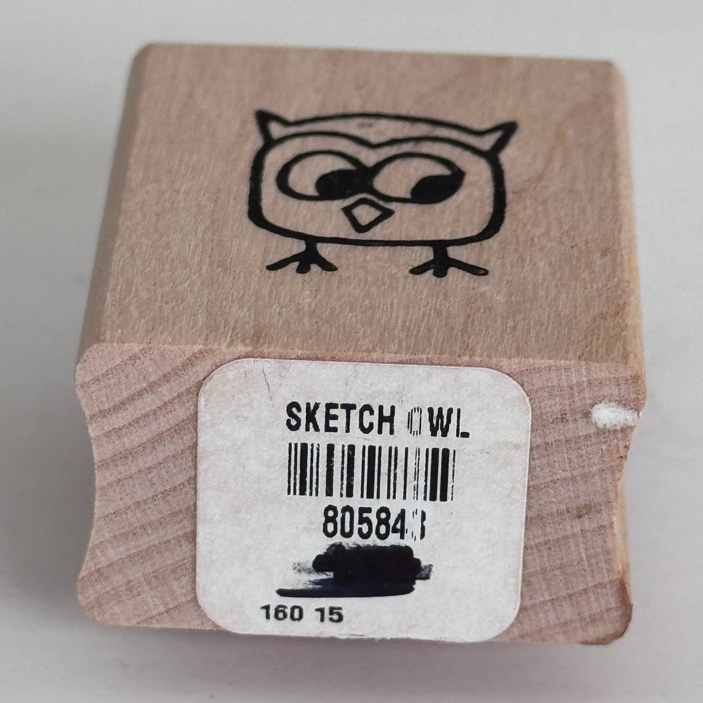 Paper Source Rubber Stamp Sketch Owl Woodland Animal Side Eye Card Making Craft