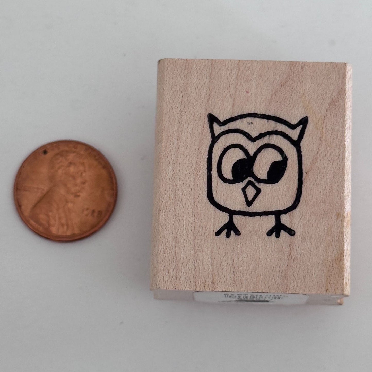 Paper Source Rubber Stamp Sketch Owl Woodland Animal Side Eye Card Making Craft
