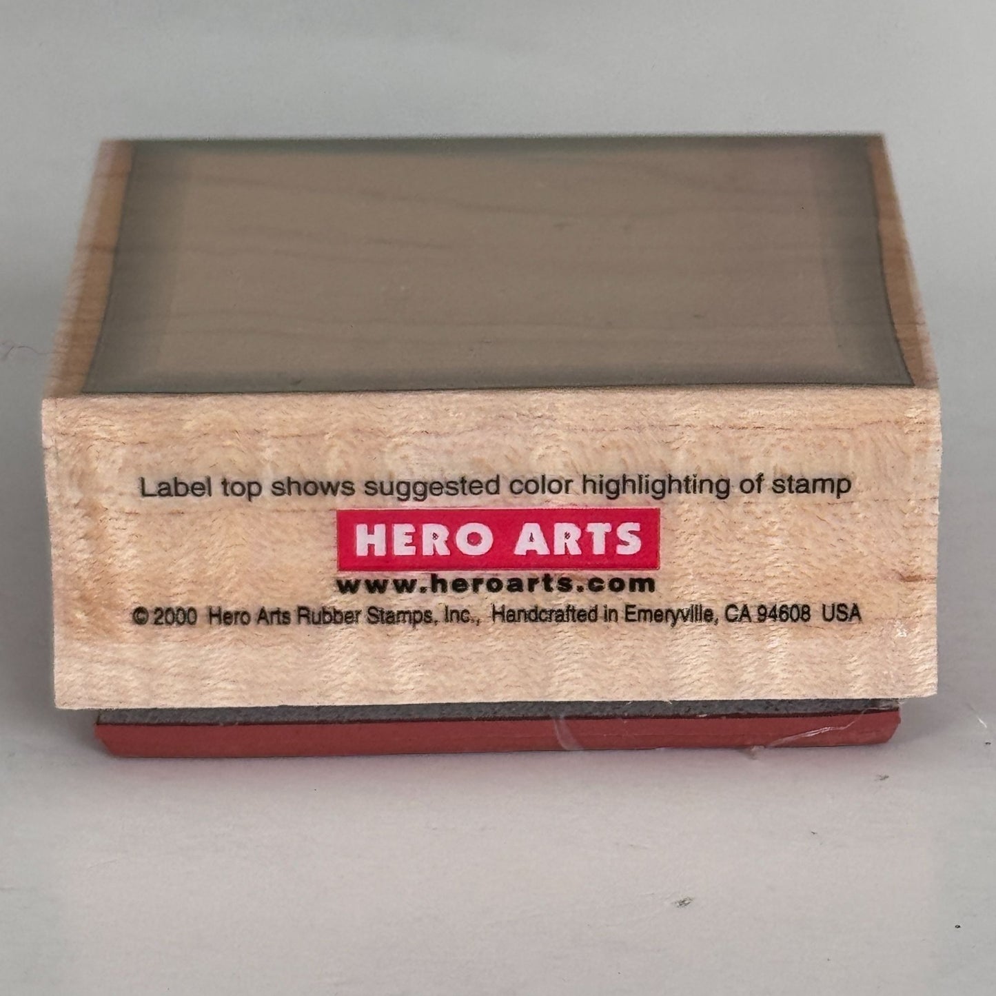 Hero Arts Shadow Stamps Rubber Stamp Wavy Background Texture Frame Square E2055 Cardmaking