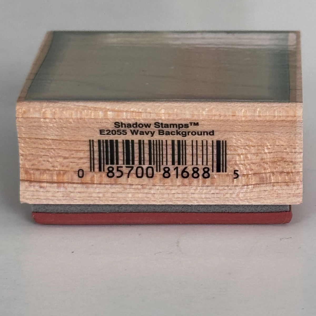 Hero Arts Shadow Stamps Rubber Stamp Wavy Background Texture Frame Square E2055 Cardmaking