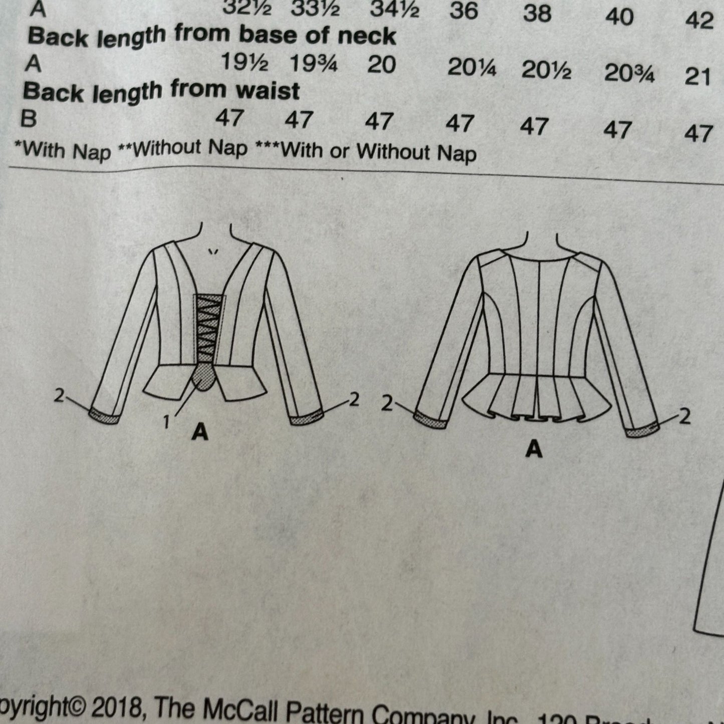McCalls Sewing Pattern M7735 Outlander Costume Corset Historical Dress Cosplay 14-22 Uncut