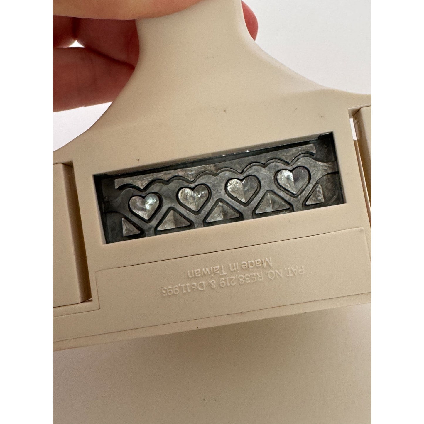 Martha Stewart Edge Punch Scalloped Double Heart Border Trim Paper Craft Rare