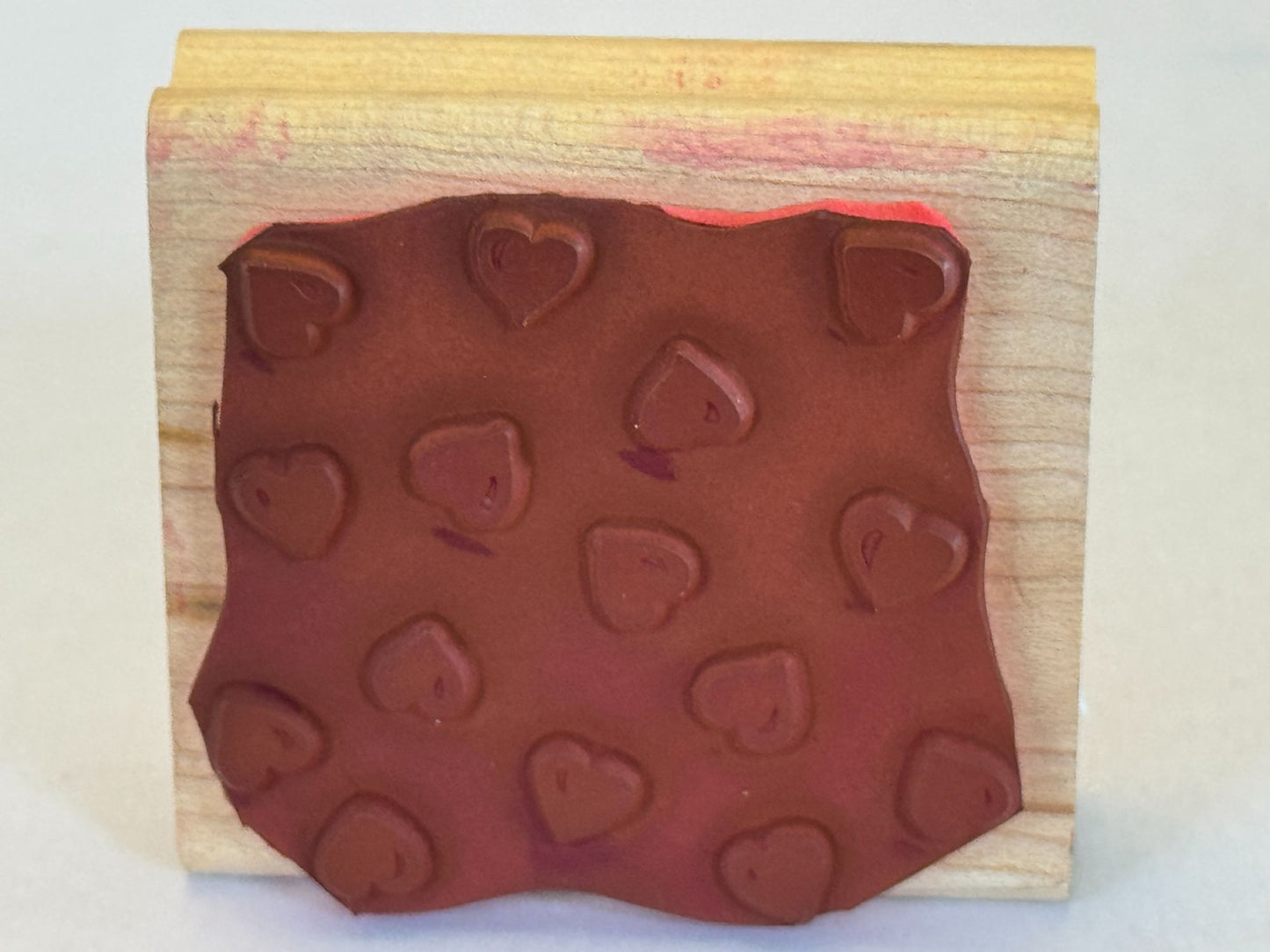 Rubber Stampede Rubber Stamp Hearts Abound Love Background Cardmaking Valentine