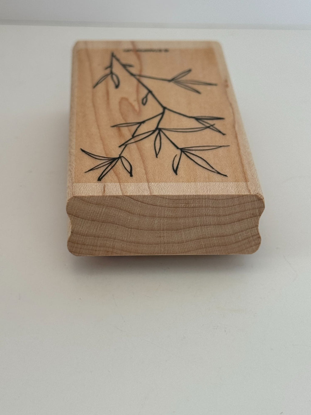 Stampin Up Rubber Stamp Bamboo Plant Background Nature Outdoors Card Making Wood