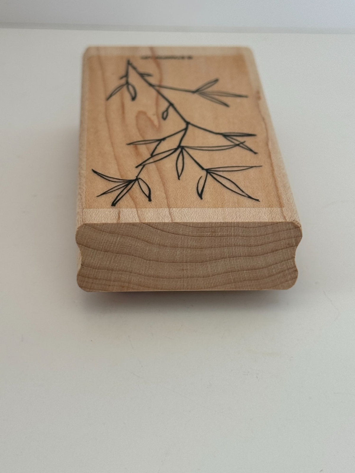 Stampin Up Rubber Stamp Bamboo Plant Background Nature Outdoors Card Making Wood