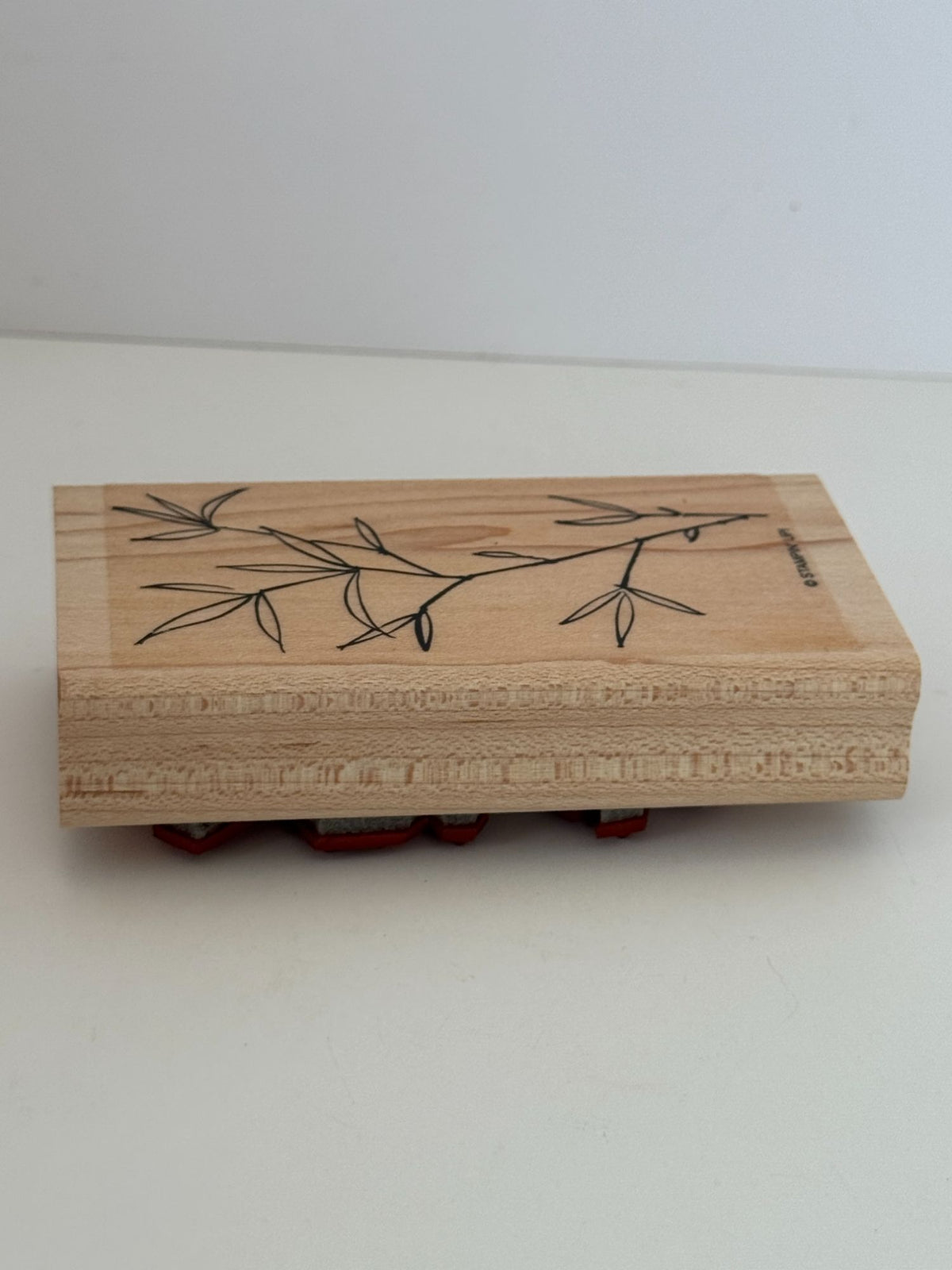 Stampin Up Rubber Stamp Bamboo Plant Background Nature Outdoors Card Making Wood