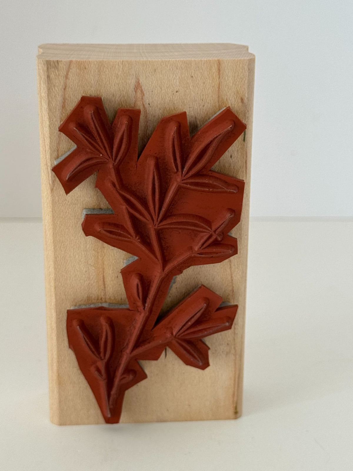 Stampin Up Rubber Stamp Bamboo Plant Background Nature Outdoors Card Making Wood