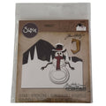 Sizzix Thinlits Tim Holtz Alterations Snowman Scene Die Set Christmas Cardmaking Winter Holidays 662422