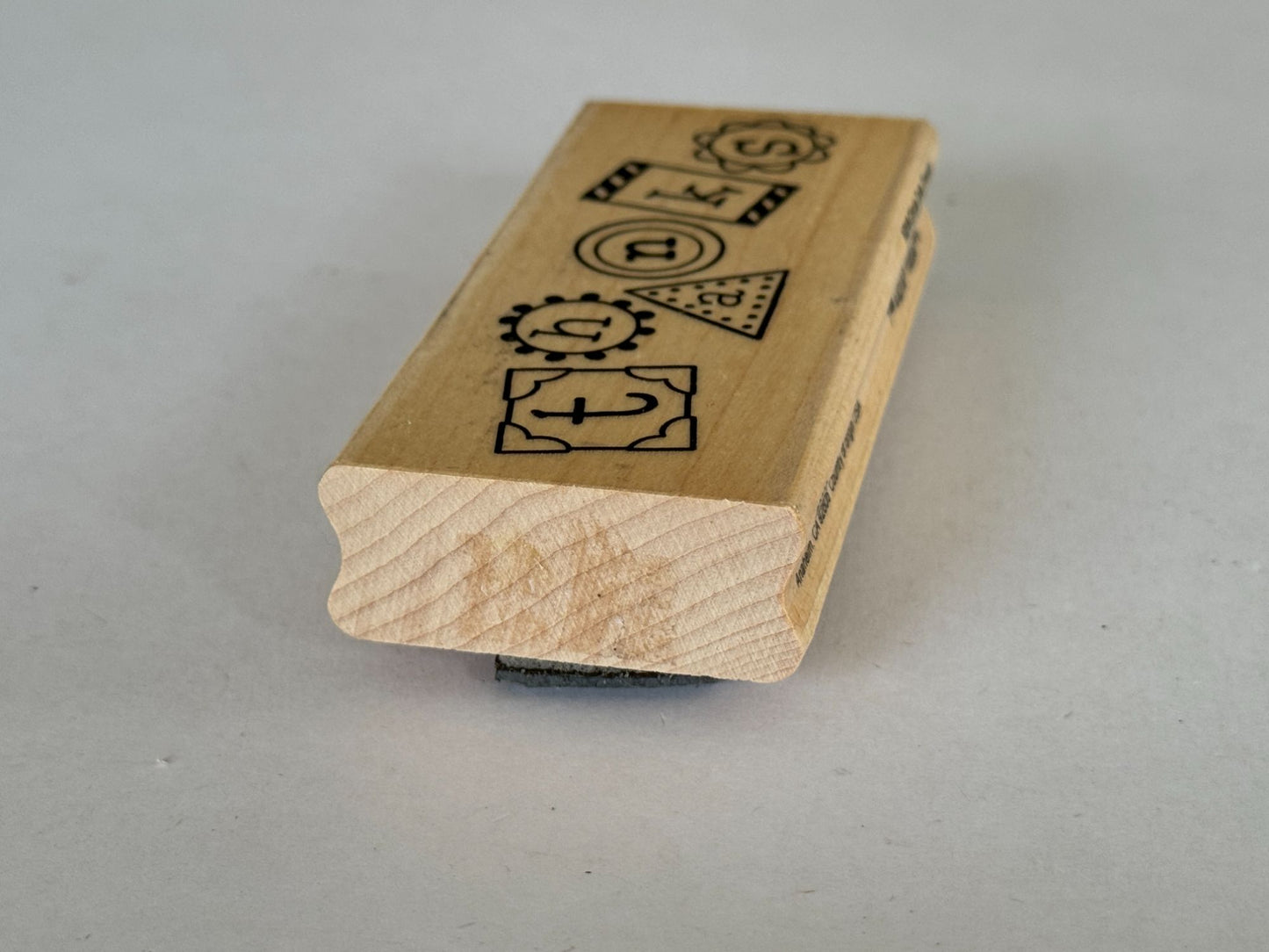Stampendous Rubber Stamp Circle Talk Thanks Thank You Card Making Word Sentiment
