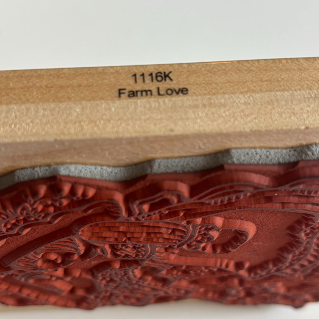 Penny Black Rubber Stamp Farm Love Girl Boy Dog Friendship Card Making 1116K