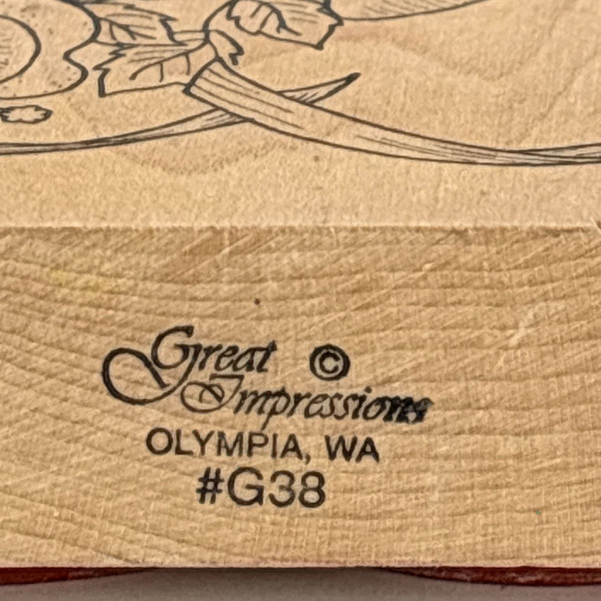Great Impressions Rubber Stamp Heart Rose Mothers Day Cardmaking Love Wedding Anniversary Paper Crafting