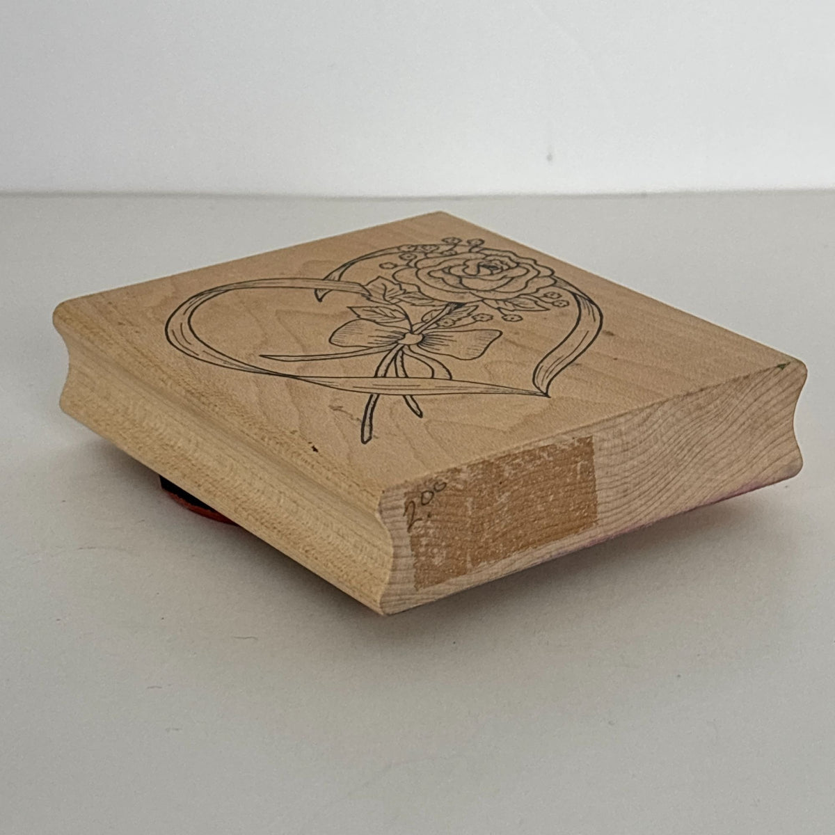 Great Impressions Rubber Stamp Heart Rose Mothers Day Cardmaking Love Wedding Anniversary Paper Crafting