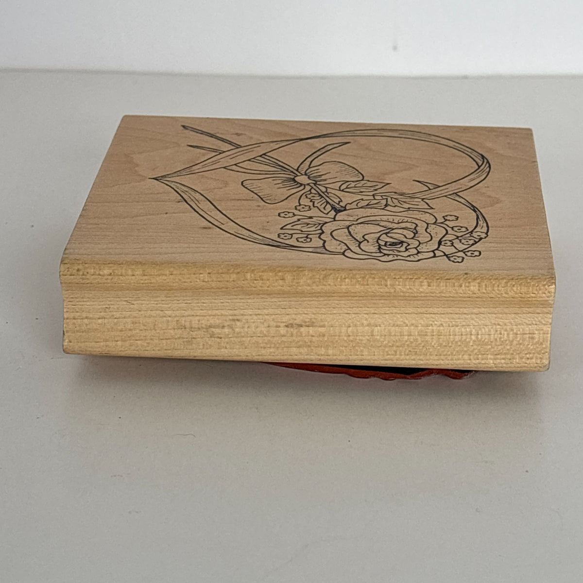 Great Impressions Rubber Stamp Heart Rose Mothers Day Cardmaking Love Wedding Anniversary Paper Crafting