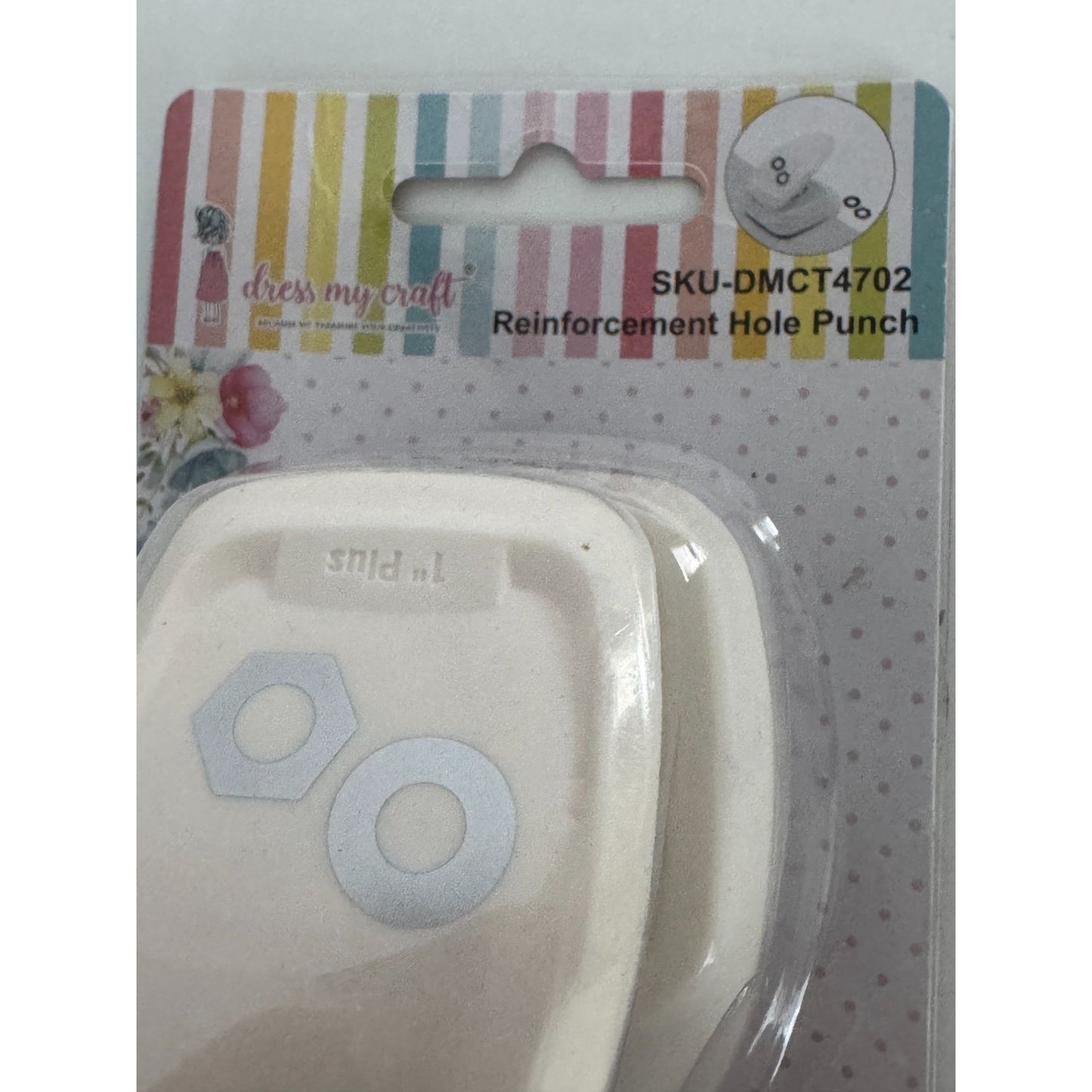 Dress My Craft Reinforcement Hole Punch Paper Crafting Scrapbooking Card Making