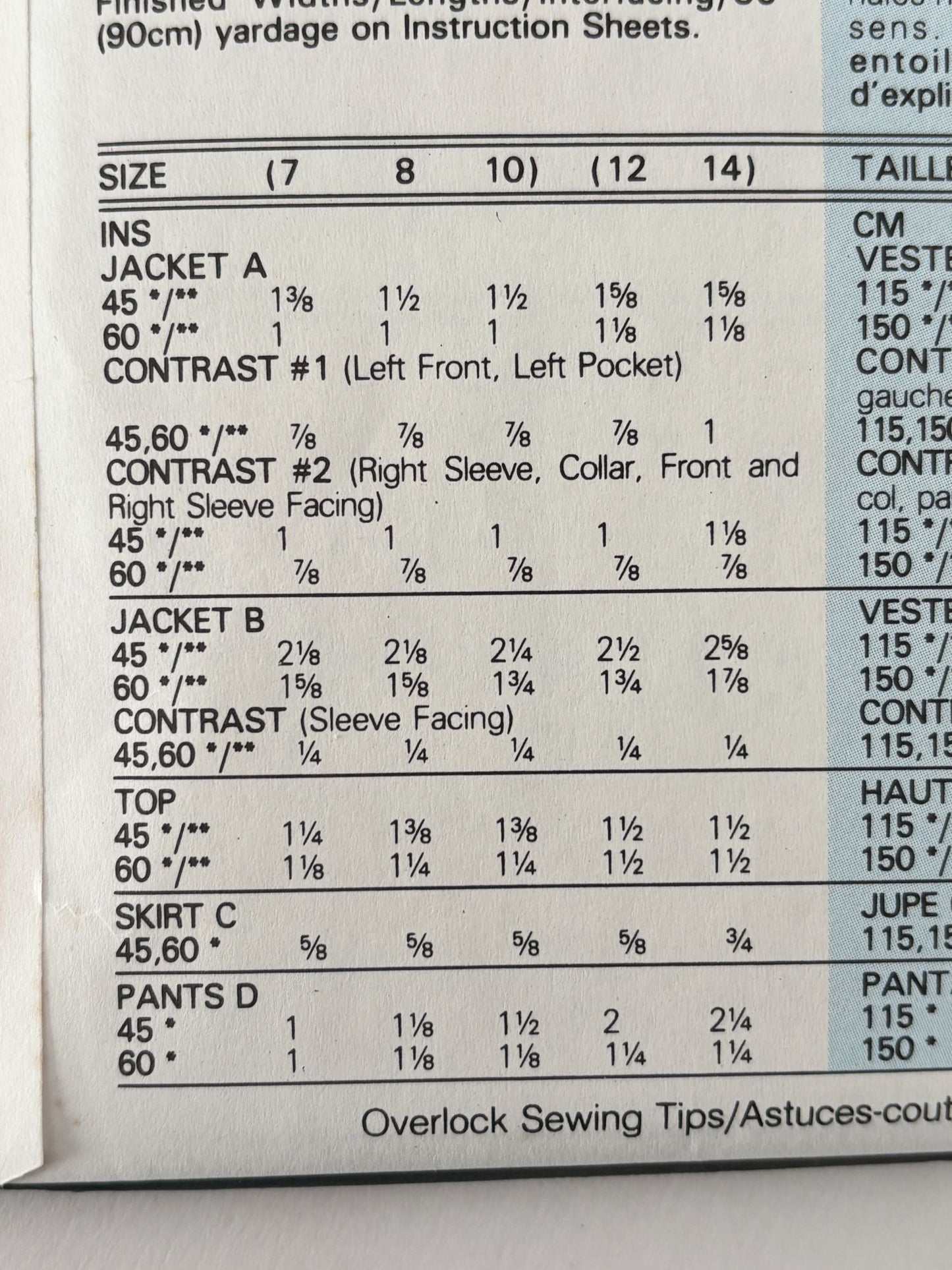 Butterick Sewing Pattern 6290 Oversized Blazer Pants 90s Retro Girls 7 8 10 UC