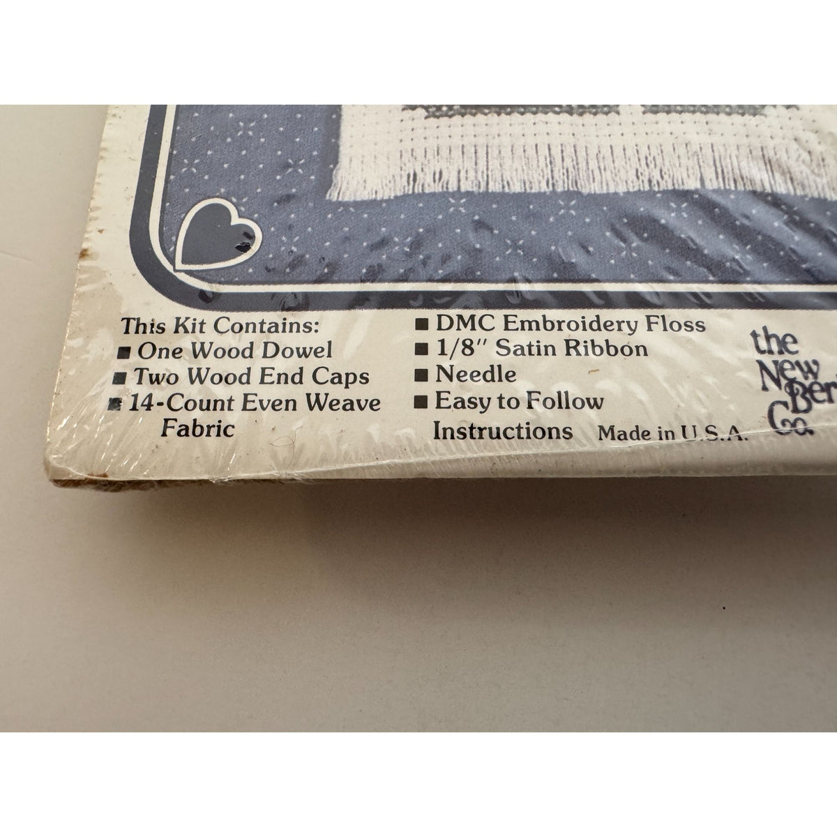 The New Berlin Counted Cross Stitch Kit Busy Hands Are Happy Hands Bear Duck