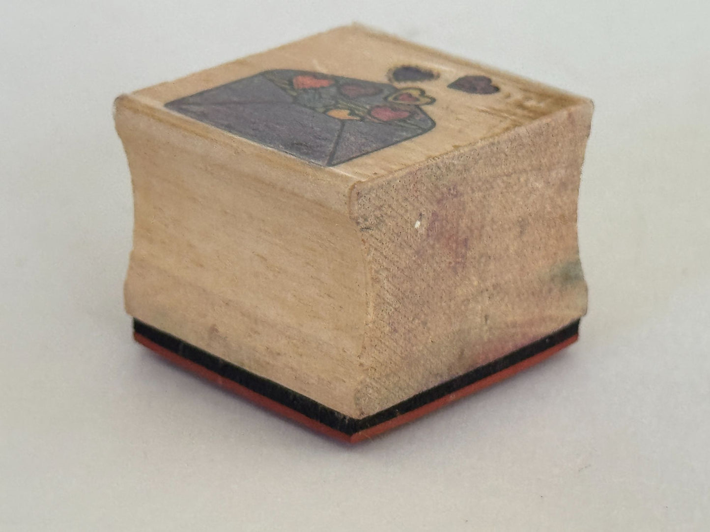 Envelope Hearts Rubber Stamp Snail Mail Sending Love Valentines Day Cardmaking