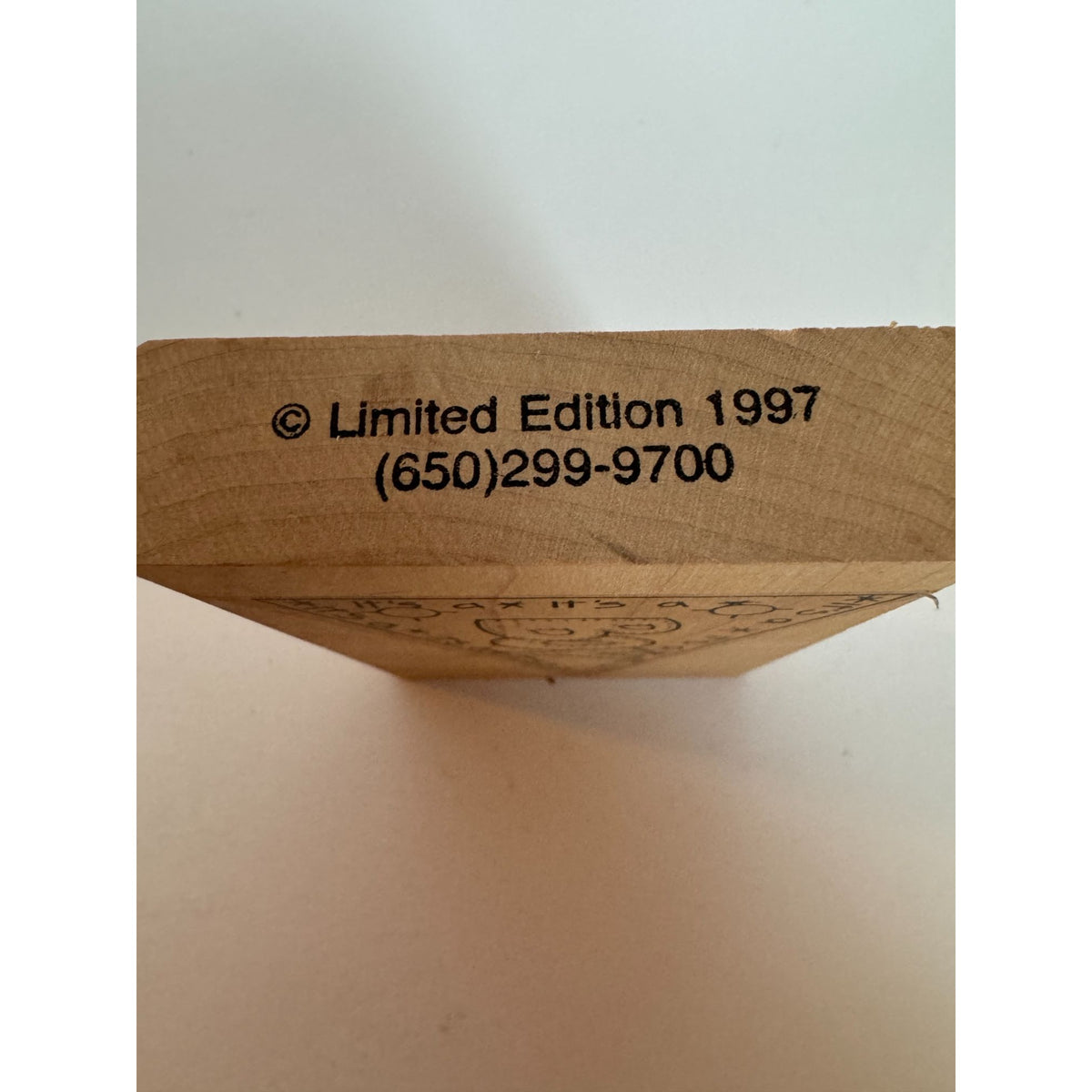 Limited Edition Rubber Stamp Its A Boy Baby Announcement Card Making Words Son
