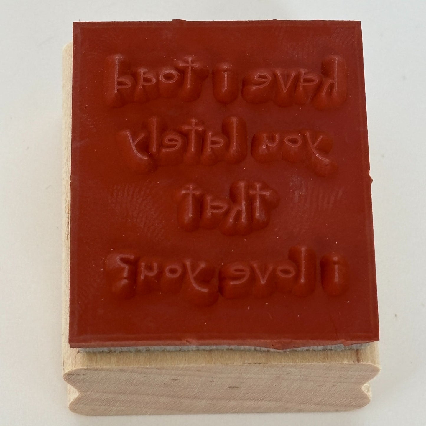 Stampin Up Rubber Stamp Have I Told You Lately I Love You Toad Pun Card Making