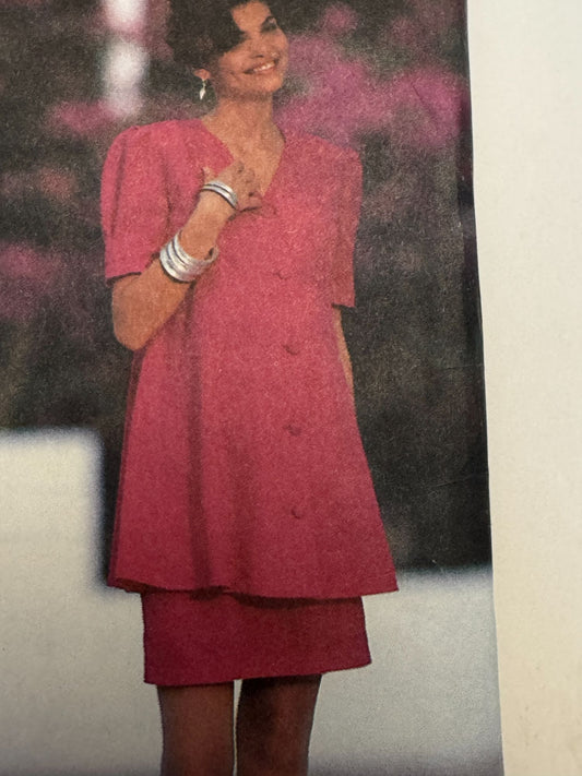 Simplicity Sewing Pattern 7811 Maternity Leggings Skirt Dress Tunic 6-12 UC Easy