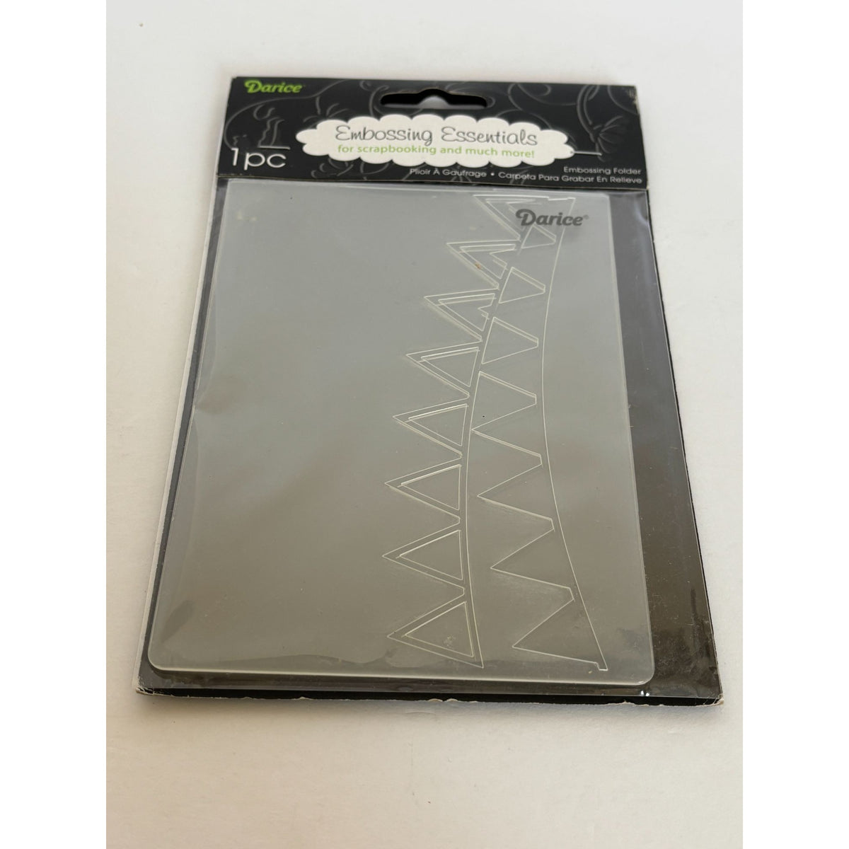 Darice Embossing Folder Bunting Flags Banner Pennant Craft Celebration Party