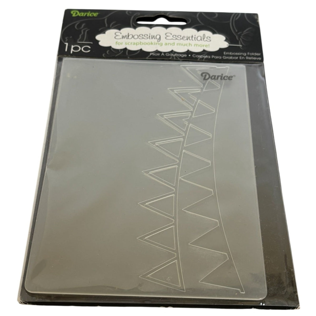 Darice Embossing Folder Bunting Flags Banner Pennant Craft Celebration Party