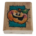 Penny Black Rubber Stamp Jack O Lantern Halloween Pumpkin Small Toothy Smile Art