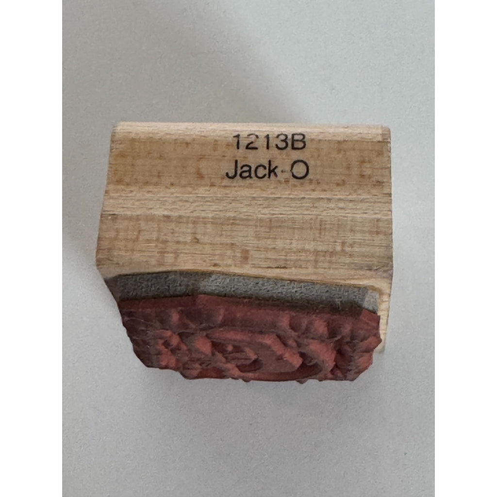 Penny Black Rubber Stamp Jack O Lantern Halloween Pumpkin Small Toothy Smile Art