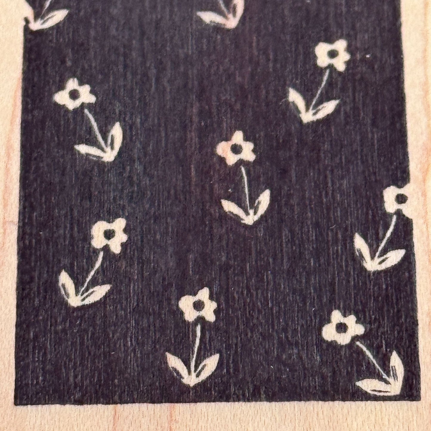 Rubbermoon Rubber Stamp Small Floral Background Daisy Flowers Scrapbooking Crafting Wallpaper Craft