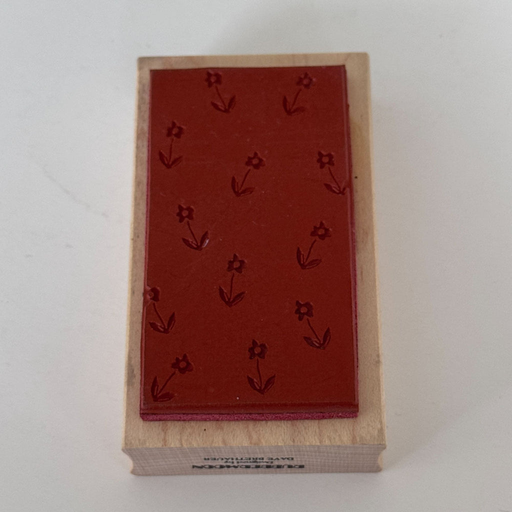 Rubbermoon Rubber Stamp Small Floral Background Daisy Flowers Scrapbooking Crafting Wallpaper Craft
