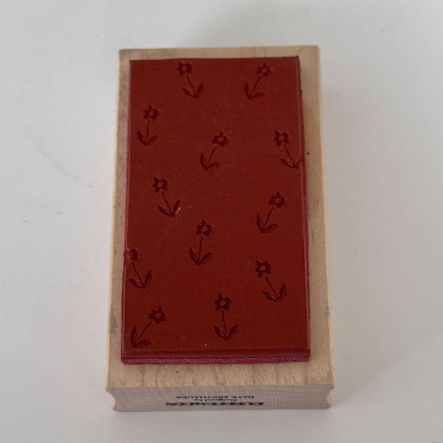 Rubbermoon Rubber Stamp Small Floral Background Daisy Flowers Scrapbooking Crafting Wallpaper Craft