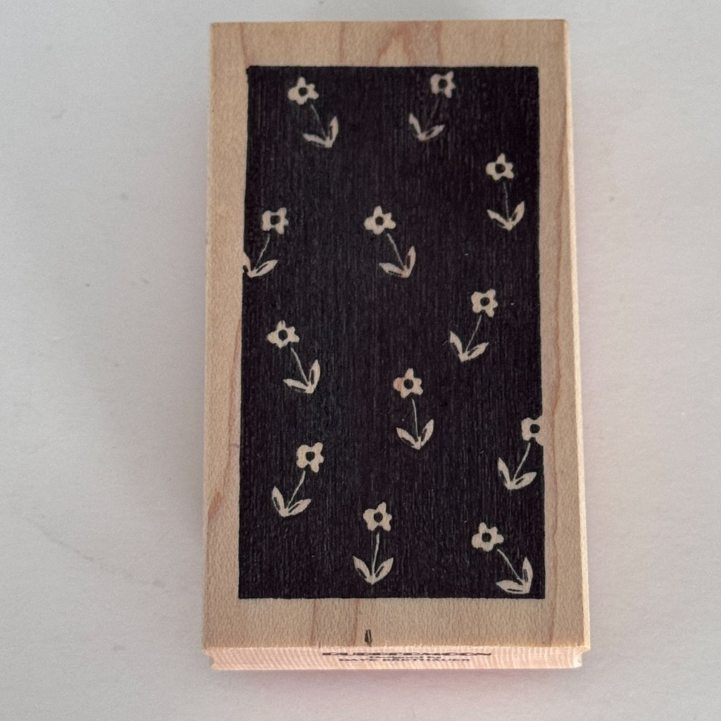 Rubbermoon Rubber Stamp Small Floral Background Daisy Flowers Scrapbooking Crafting Wallpaper Craft