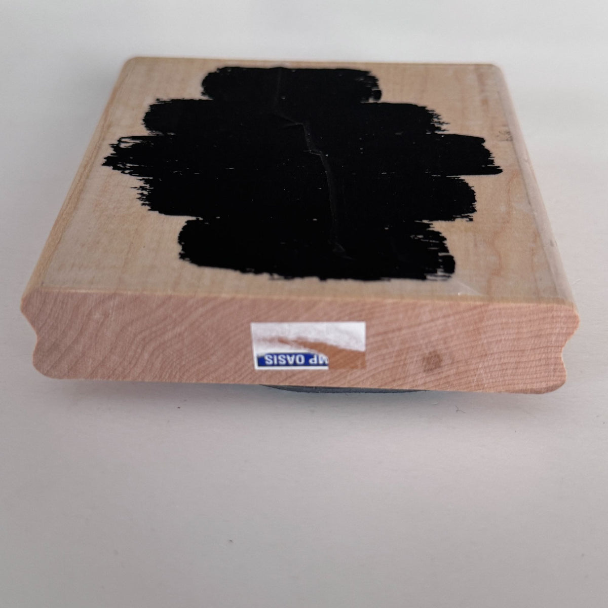 Stamp Oasis Rubber Stamp Phantom 2 Abstract Grunge Brushstroke Texture Smudge Background Cardmaking Craft