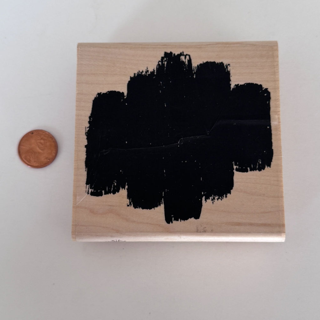 Stamp Oasis Rubber Stamp Phantom 2 Abstract Grunge Brushstroke Texture Smudge Background Cardmaking Craft