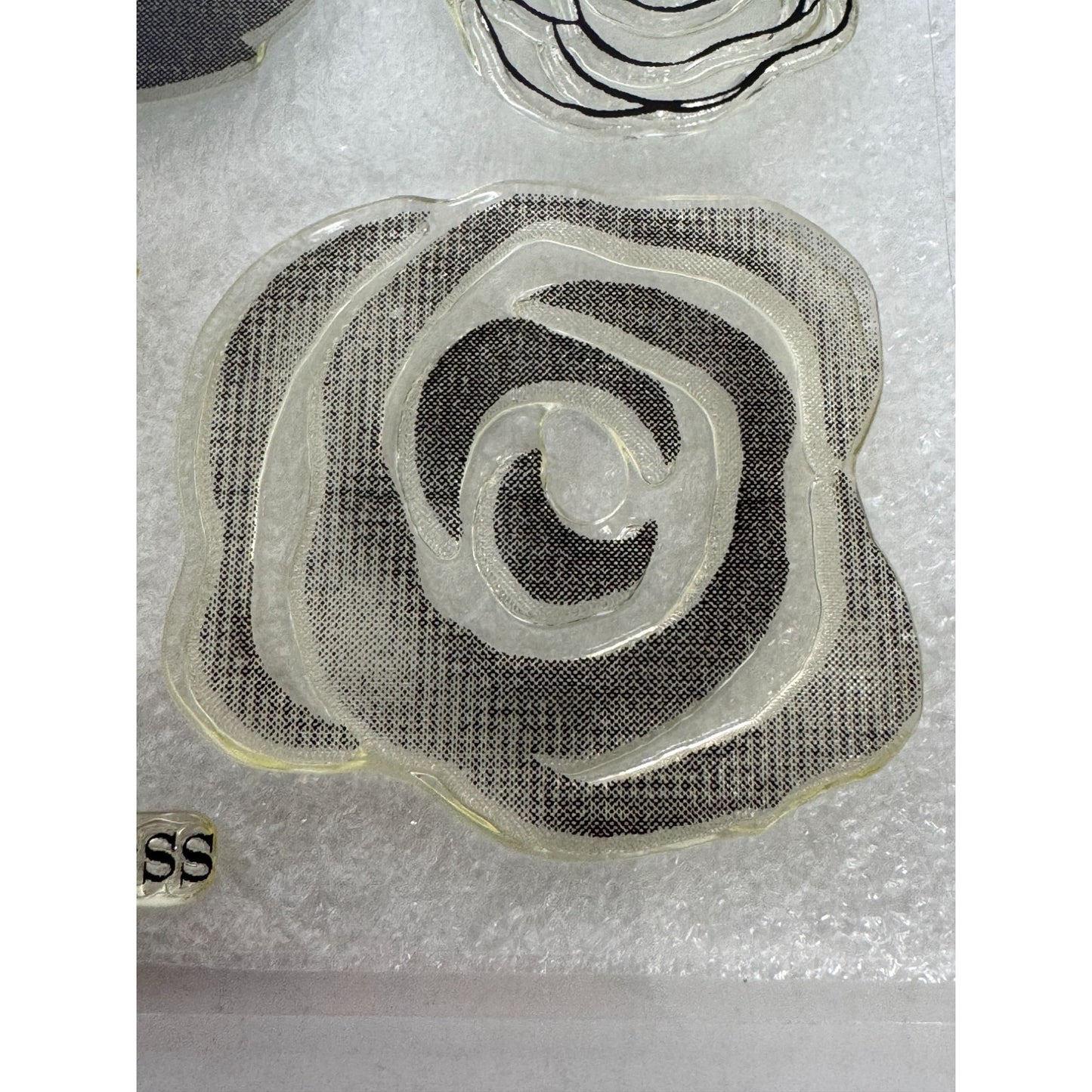 CTMH My Acrylix Acrylic Stamp Set Love Blooms Rose Flowers Family Love Happiness