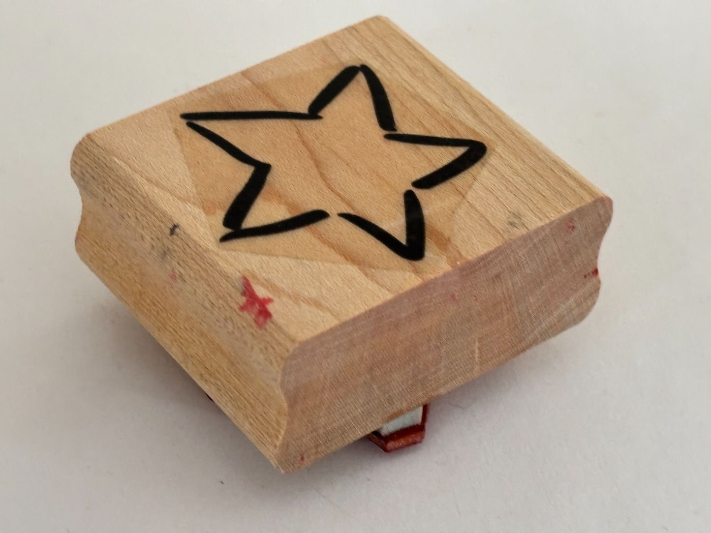Stampin Up Rubber Stamp Star Shaped Cardmaking Craft Outline Night Sky Patriotic