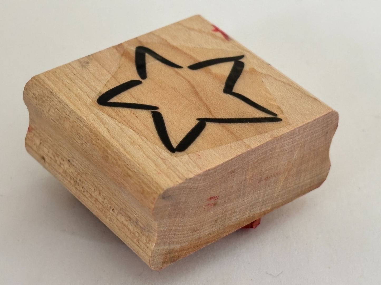 Stampin Up Rubber Stamp Star Shaped Cardmaking Craft Outline Night Sky Patriotic