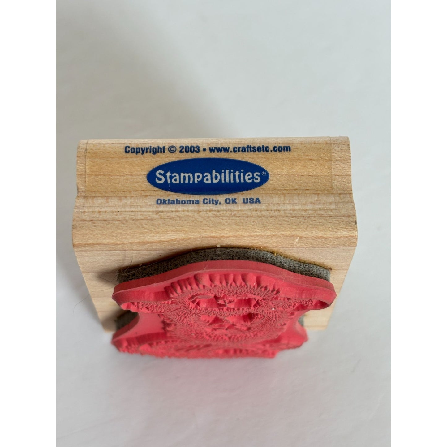 Stampabilities House Mouse Rubber Stamp Mudpie Holds Jellybeans Easter Animal