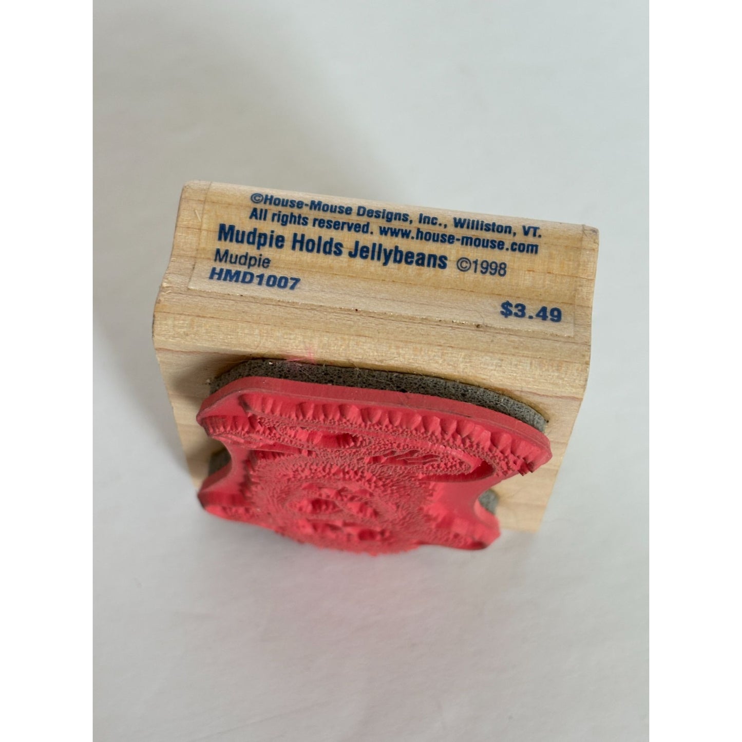 Stampabilities House Mouse Rubber Stamp Mudpie Holds Jellybeans Easter Animal