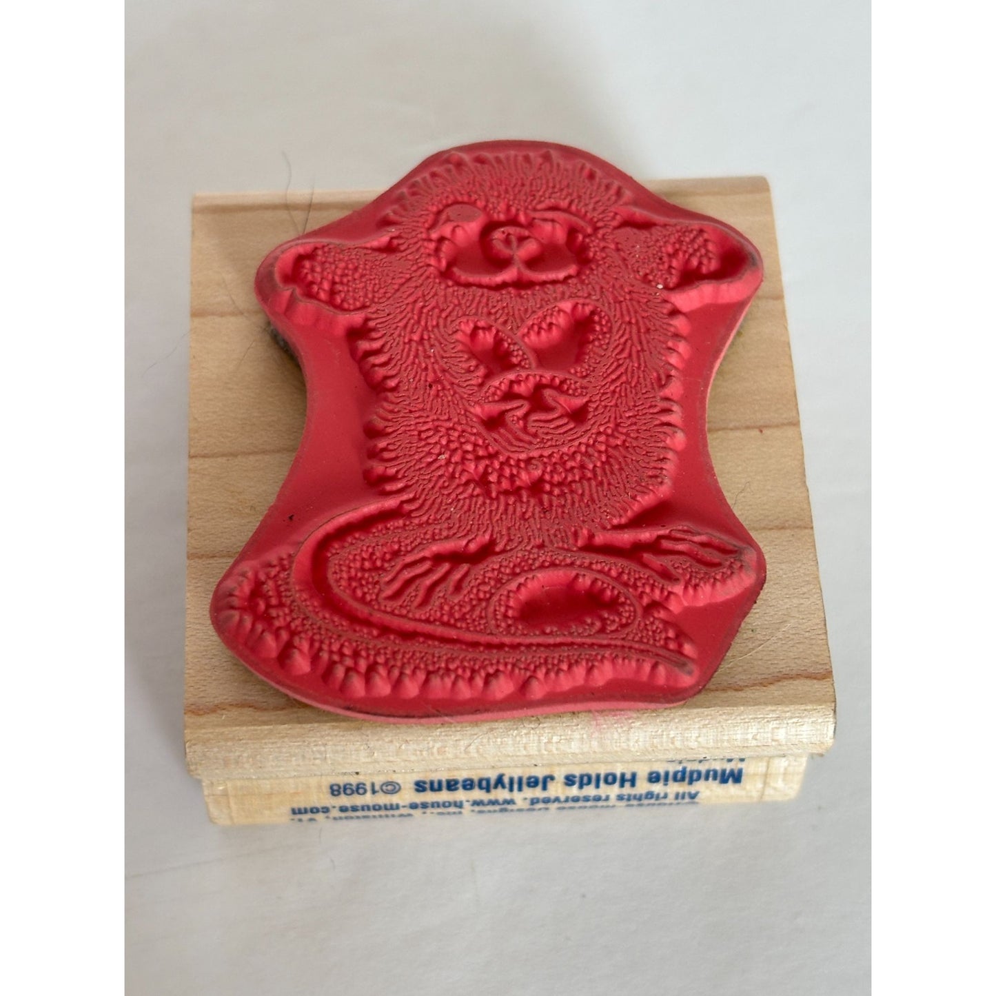 Stampabilities House Mouse Rubber Stamp Mudpie Holds Jellybeans Easter Animal