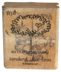 Stampin Up Rubber Stamp Sending You Love Tree Snail Mail Card Making Sentiment