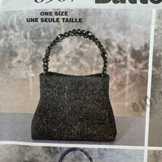 Butterick Sewing Pattern 6907 Evening Bag Purse Fashion Accessory Formal Handbag