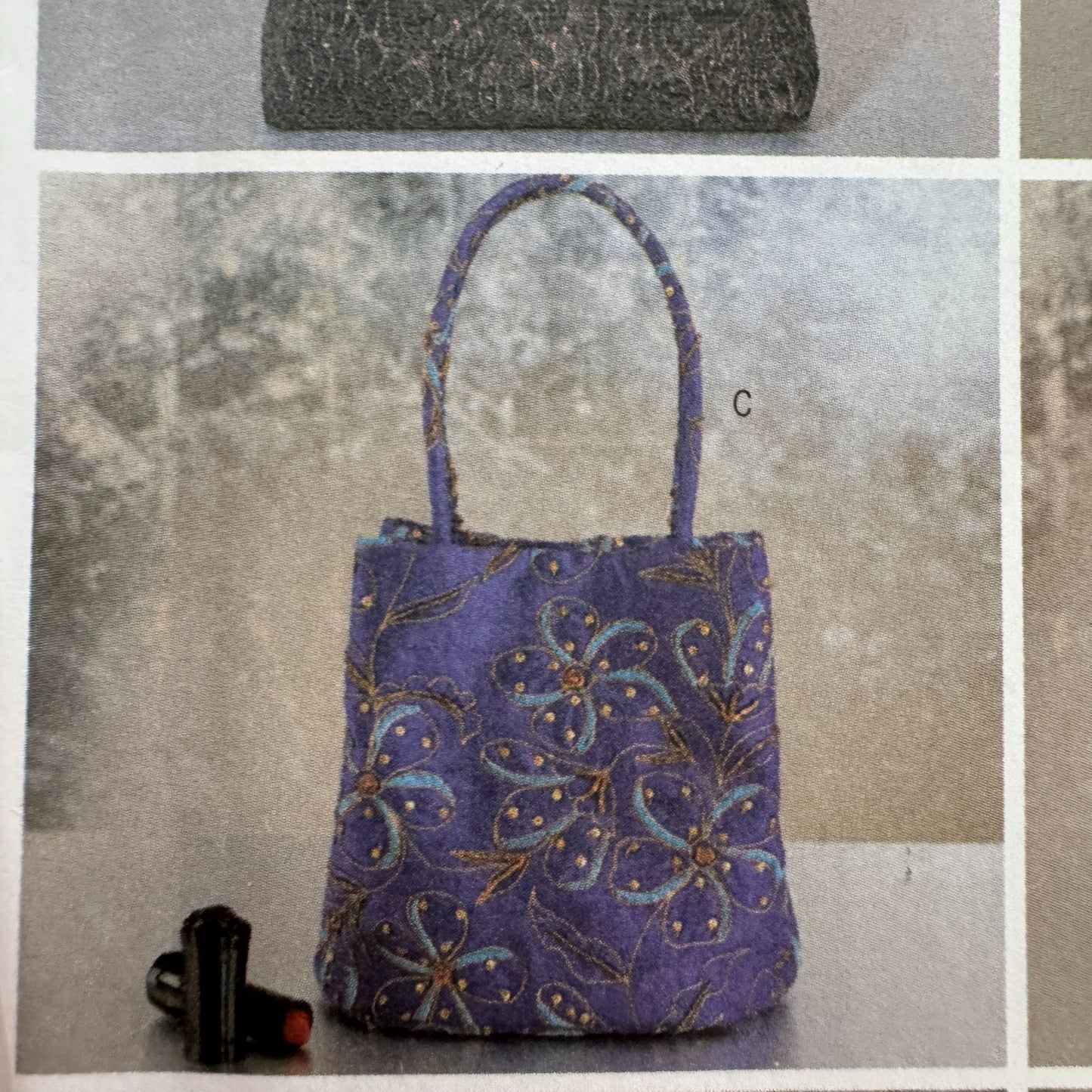 Butterick Sewing Pattern 6907 Evening Bag Purse Fashion Accessory Formal Handbag