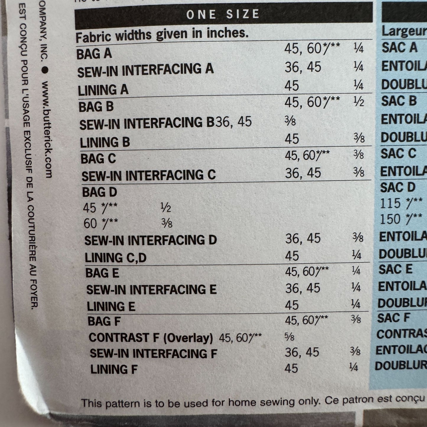 Butterick Sewing Pattern 6907 Evening Bag Purse Fashion Accessory Formal Handbag