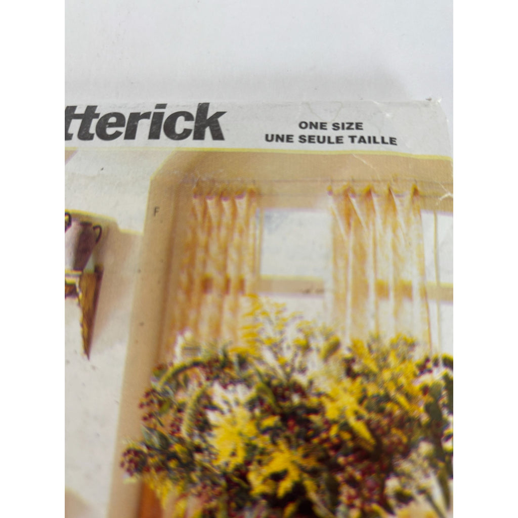 Butterick Sewing Pattern 314 Waverly Dining Room Decor Tablecloths Chair Covers