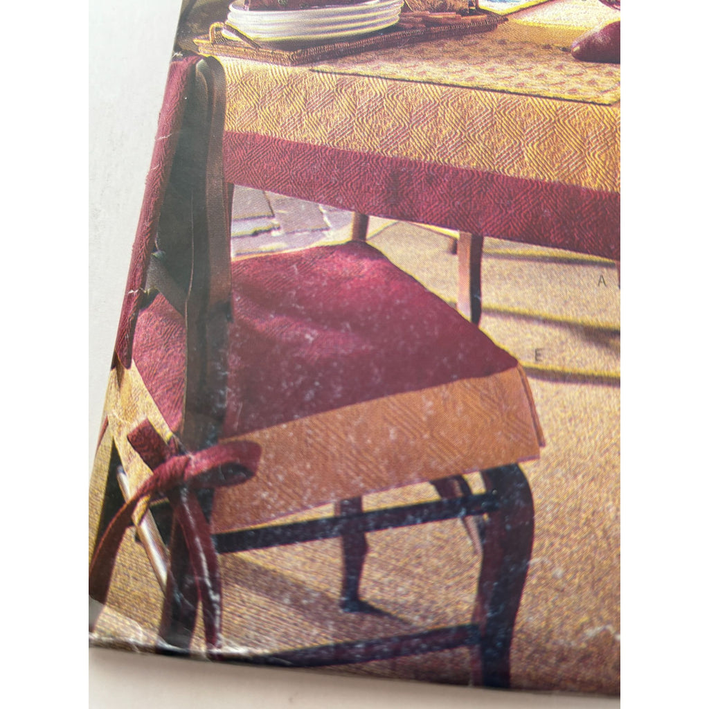 Butterick Sewing Pattern 314 Waverly Dining Room Decor Tablecloths Chair Covers
