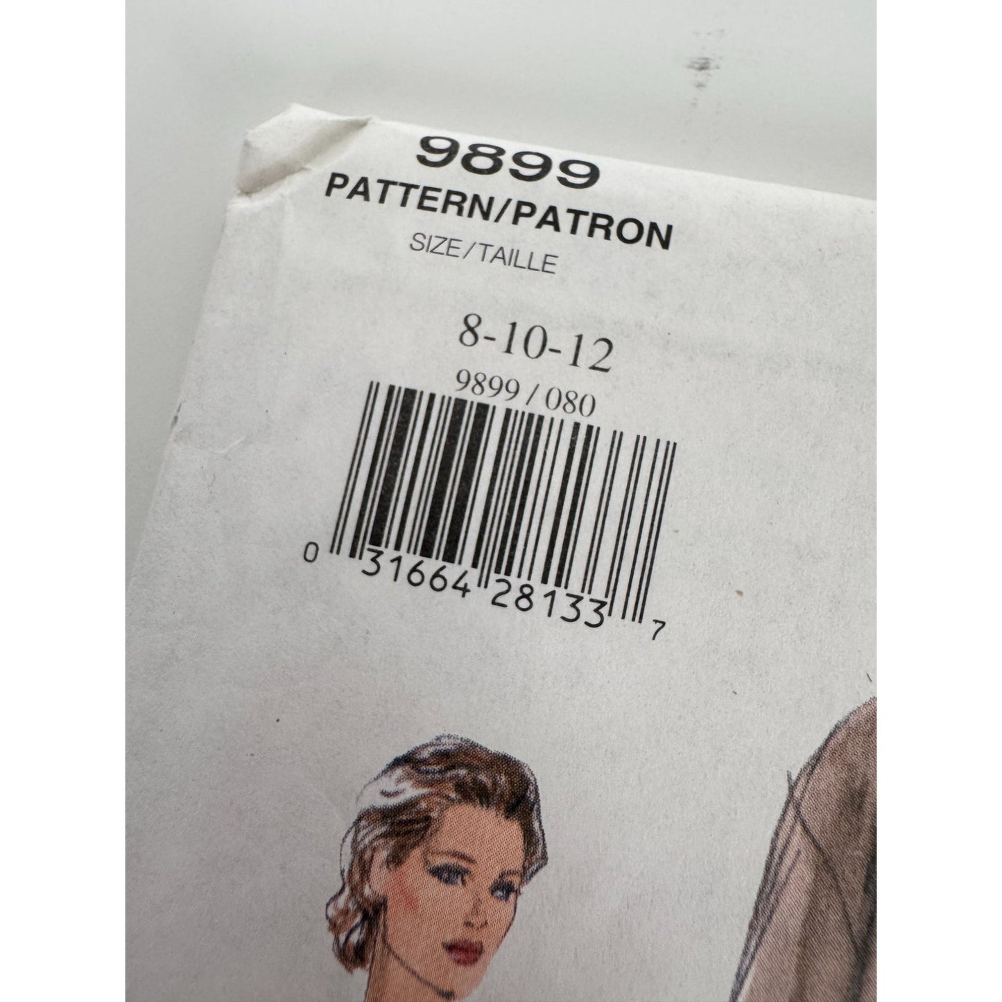 Vogue Sewing Pattern 9899 Oversized A-Line Duster Top Pants Easy Work 8 10 12 UC
